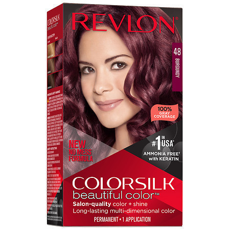 lot 500500 image: Revlon Colorsilk Beautiful Color Permanent Hair Color Long-Lasting High-Definition Color Shine & Silky Softness with 100% Gray Coverage Ammonia Free