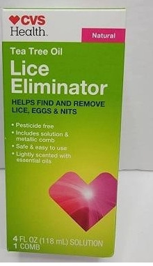 lot 520193 image: Cvs Health Tea Tree Oil Live Eliminator 4 Fl Oz Solution 1 Comb
