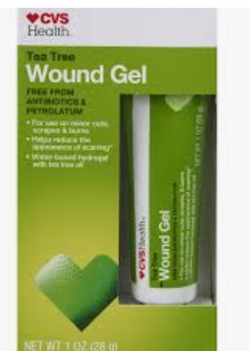 lot 520199 image: Cvs Health Tea Tree Wound Gel 1 Oz