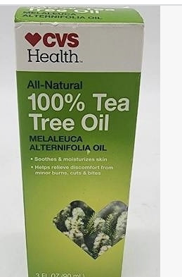 lot 520200 image: All Natural 100% Tea Tree Oil Melaleuca Alternifolia 3 Oz