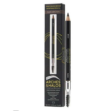 lot 520208 image: Arches & Halos Precision Brow Shaping Pencil Dark Brown- 0.070oz