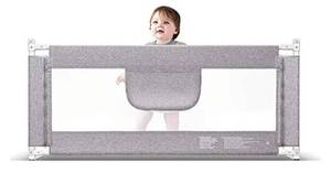 lot 35485 image: Bed Rails for Toddlers, Extra Long Kids Bed Rails Guard, Full Size Baby Bedrail for Children, Infants Safety Guardrail, Bed Fence Supports Vertical Lifting, Bed Safety Barrier (80 L x 30�� H)