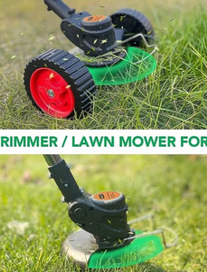 lot 35486 image: Cordless Weed Eater Weed Wacker,3-in-1 Lightweight Push Lawn Mower & Edger Tool with 3 Types Blades,21V 2Ah Li-Ion Battery Powered for Garden and Yard (Green)