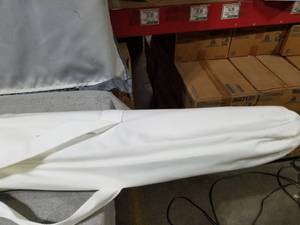 lot 35498 image: AMMSUN BEACH UMBRELLA 7 FT WHITE