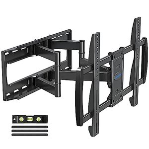 lot 35514 image: MOUNTUP TV Wall Mount Full Motion for Most 47-90 FlatCurved TVs, Swivel Tilt TV Mount for 65 70 75 80 82 85 inch TVs, TV Bracket for Max 24 inches Studs, Up to 154lbs, Max VESA 800x400 MU0015
