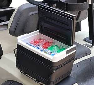 lot 35534 image: Drive-up Golf Cart Cooler with Mounting Bracket Kit Fits Yamaha Star EZGO TXT and Club Car DS