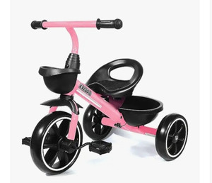 lot 35553 image: KRIDDO Kids Tricycles Age 24 Month to 4 Years,Gift Toddler Trike for 2.5 to 5 2-4 Year Olds, Pink