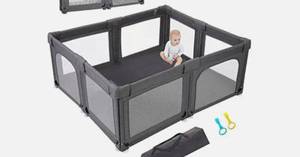 lot 35573 image: Doradotey Baby Playpen, Extra Large Play Center Yards Play Pens for Babies,