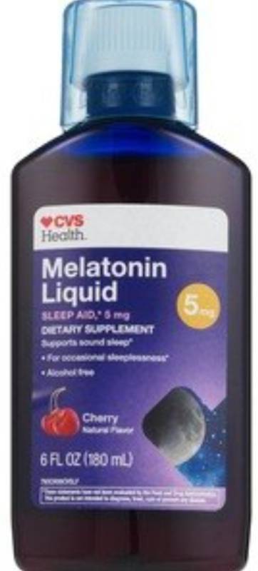 lot 520103 image: CVS Health Melatonin Liquid, 6 FL OZ
