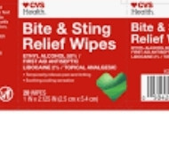 lot 390068 image: Bite and Sting Relief Wipe  Alcohol 50% Lidocaine HCL 2%  CLOTH