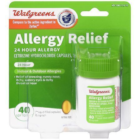 lot 500434 image: Walgreens Allergy Relief Softgels 24 Hour - 40.0 ea