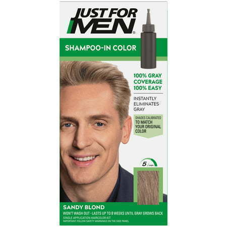 lot 500479 image: Just For Men Shampoo-in Gray Hair Color H 10 Sandy Blond