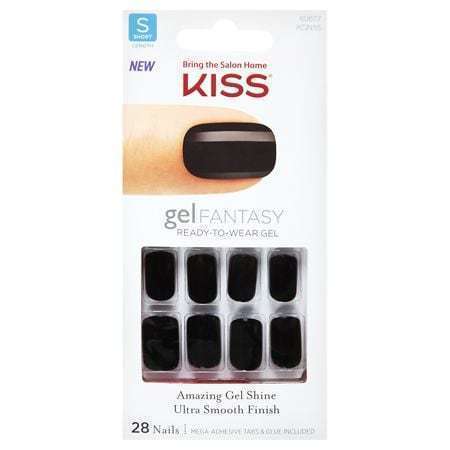 lot 500569 image: KISS Gel Fantasy Ready-to-Wear Fake Nails ��Aim High�� 28 Count