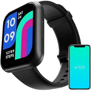 lot 69364 image: Wyze Health and Wellness Smart Watch for Monitoring Heart Rate Blood Oxygen levels Sleep Monitoring and Fitness Tracking for Men and Women