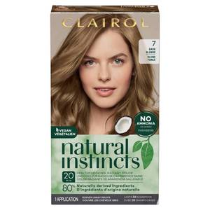 lot 69421 image: Natural Instincts Clairol Demi-Permanent Hair Color Cream Kit - 7 Dark Blonde, Coastal Dune