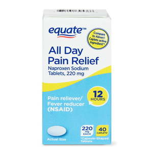 lot 69428 image: Equate Naproxen Sodium Caplets, 220 mg, 40 Count