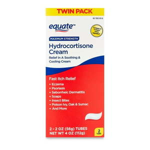 lot 69431 image: Equate Maximum Strength Hydrocortisone Cream 2 Pack