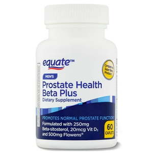 lot 69472 image: Equate Men s Prostate Health Beta Plus Dietary Supplement 60 count