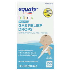 lot 69476 image: Equate Infants Dye-Free Stomach Gas Relief Drops over the Counter 1 fl oz
