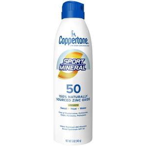 lot 69477 image: Coppertone SPORT Mineral Spray Sunscreen SPF 50 5oz