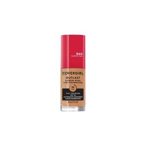 lot 69494 image: COVERGIRL Outlast Extreme Wear 3-in-1 Foundation with SPF 18 - 860 Classic Tan - 1 fl oz