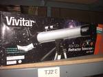Vivitar 60-120x46.0mm Refractor Telescope with Full Size Expandable Tripod
