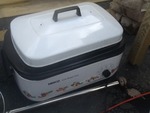 Electric roasting pan