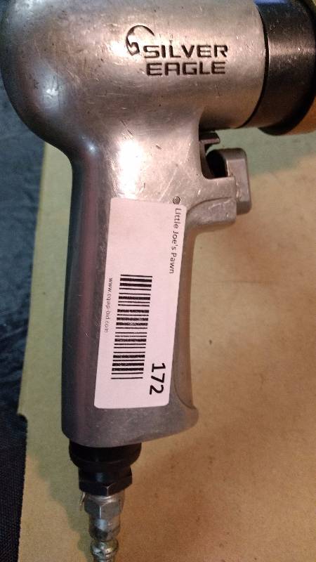lot 172 image: Silver Eagle 12 Reversible Air Drill With Honer Attachment