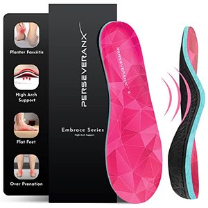lot 81130 image: Nasa Grade Plantar Fasciitis Insoles � High Arch Support Insoles Men Women - Shoe Insoles For Plantar Fasciitis Relief - Absorb Shock & Relieve Flat Foot Pain - Orthotics Inserts For Work & Standing