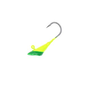 lot 81131 image: Temorah Shad Darts Jig Heads (18 Oz 50Pcs, GreenChartreuse)