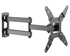 lot 81144 image: Everview Full Motion Tv Monitor Wall Mount Bracket Articulating Arms Swivel Tilt Extension Rotation For Most 13-42 Inch Led Lcd Flat Curved Screen Monitors & Tvs, Max Vesa 200X200Mm Up To 44Lbs