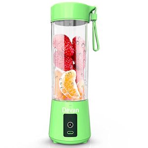 lot 81158 image: Devan Portable Blender, Portable Blender For Shakes And Smoothies With Usb Rechargeable, 6-Point Stainless Steel Blades For Gym,Office,Traveling.