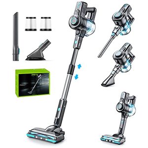 lot 81252 image: Oraimo Vacuum Cleaner For Home, Self-Standing Cordless Vacuum, 6-In-1 Stick Vacuum With Rechargeable Battery, 35Min Max, Lightweight Handheld Vacuum Cordless For Pet Hair Hard Floor Carpet Stair