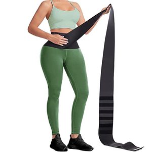 lot 81275 image: Uliuli Waist Trainer For Women Tummy Control Stomach Wraps Lower Belly Fat Plus Size Under Clothes Seamless Sweat Band Faja Shapewear Waist Cincher Workout Gym