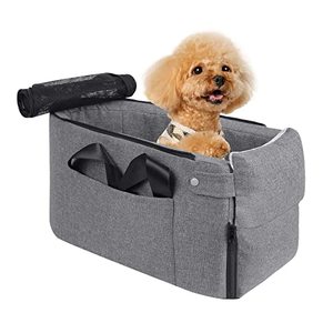 lot 81292 image: Cathpetic Pet Car Seat Travel Carrier - Console Car Seat For Dogs Up To 12 Lbs, Dog Carriers For Small Dogs, Airline Approved Cat Carrier For Travel And Shopping, Washing Machine