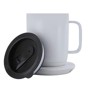 lot 81358 image: Coffee Mug Lids For Ember 14 Oz Temperature Control Smart Mug 2, Splash Proof Open - Close Slide Lid, Coffee Mug Lid Replacement With Sealing Silicone, 100% Perfect Fit Coffee Cup Cover (14 Oz Mug)