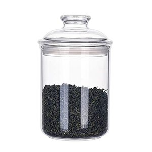 lot 81377 image: Ivoobr 24Oz Acrylic Storage Jar, Airtight Lid With Silicone Sealing Ring, Perfect Canister Container For Sugar, Tea, Spices, Herbs, Shells, Bath Salt, Christmas Decorative Apothecary Jars