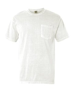 lot 81399 image: Comfort Colors MenS Adult Short Sleeve Pocket Tee, Style 6030(White)