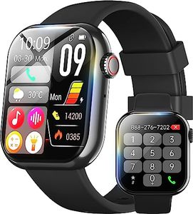 lot 81455 image: 1.91 Smart Watch For Men Women, AnswerMake Call, 50 Sports Modes, Fitness Tracker With Spo2Heart RateSleep Monitor, Voice Assistant, Music And More, Smartwatch For Iphone Ios Android (Black)
