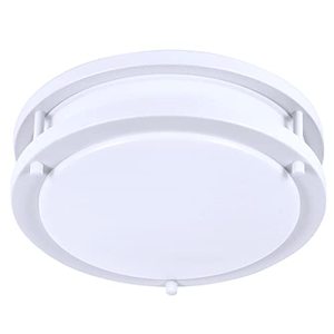 lot 81464 image: Drosbey 36W Led Ceiling Light Fixture, 13In Flush Mount Light Fixture, Ceiling Lights For Bedroom, Kitchen, Bathroom, Hallway, Stairwell, Super Bright 3200 Lumens, 5000K Daylight White (White)