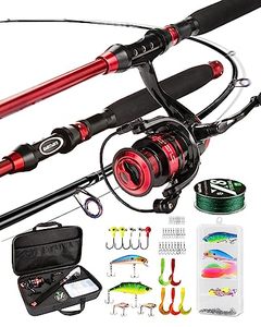 lot 81468 image: Ghosthorn Fishing Rod And Reel Combo, Telescopic Fishing Pole For Men Collapsible Portable Fishing Kit Compact Travel Fishing Pole With Carrier Bag Freshwater Saltwater Fishing Gifts For Dad 7Ft