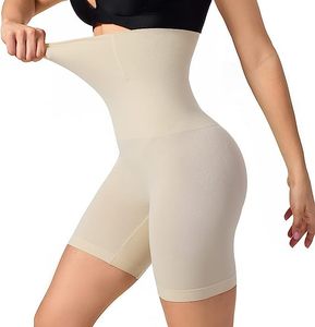 lot 81475 image: Chicfan Shapewear High Waisted Tummy Control Butt Lifting Body Shaper Thigh Slimming Shorts Under Dresses For Women(Xl-Xxl,Beige)