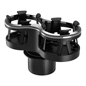 lot 81510 image: Cup Holder Expander For Car, 2 In 1 Car Cup Holder Expander With Adjustable Base, Dual Cup Holder Expander For Car Fits Most 17Oz -20Oz Soda Cans And Beverage Bottles