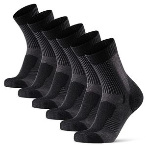 lot 81523 image: Danish Endurance 3 Pack Merino Wool Light Hiking Socks For Men, Women & Kids, Black, Medium