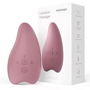 lot 81543 image: Momcozy Warming Lactation Massager 2-In-1, Soft Breast Massager For Breastfeeding, Heat  Vibration Adjustable For Clogged Ducts, Improve Milk Flow, Engorgement