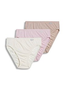 lot 81554 image: Jockey WomenS Underwear Plus Size Elance French Cut - 3 Pack, IvoryLightPink Shadow, 10