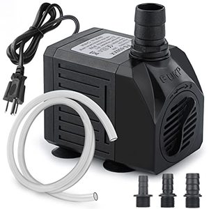 lot 81558 image: Freesea Aquarium Submersible Fountain Pump 30W 550Gph Adjustable Quiet Water Pumps With 7.2Ft High Lift For Small Pond  Waterfall  Outdoor  Statuary  Hydroponic (550Gph With Tubing)