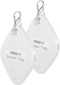 lot 81563 image: Key Finder, Bluetooth Luggage Tracker Tag Locator Works With Apple Find My,Smart Tracker For Suitcase, Bag, Backpack, Wallet,Replaceable Battery Smart Tag Item Finder (2 Pack)