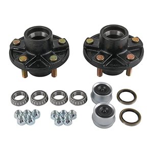lot 81590 image: Jdmspeed 2 Trailer Idler Hub Kits 5 On 4.5 Replacement For Axle 1-116 Bearings 2000 Lbs - 22016K