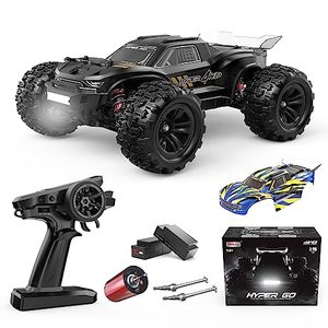 lot 81591 image: Hyper Go H16Bm 116 Rtr Brushless Fast Rc Cars For Adults, Max 42Mph Hobby Electric Off-Road Jumping Rc Trucks, Rc Monster Trucks Oil Filled Shocks Remote Control Car With 2 Batteries For Boys